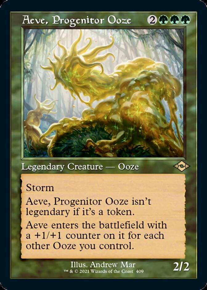 Aeve, Progenitor Ooze (Retro Foil Etched) [Modern Horizons 2] | Odin's Place
