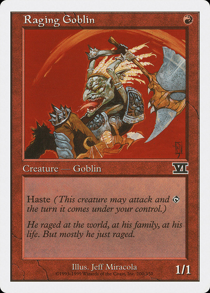 Raging Goblin (200) [Classic Sixth Edition] | Odin's Place