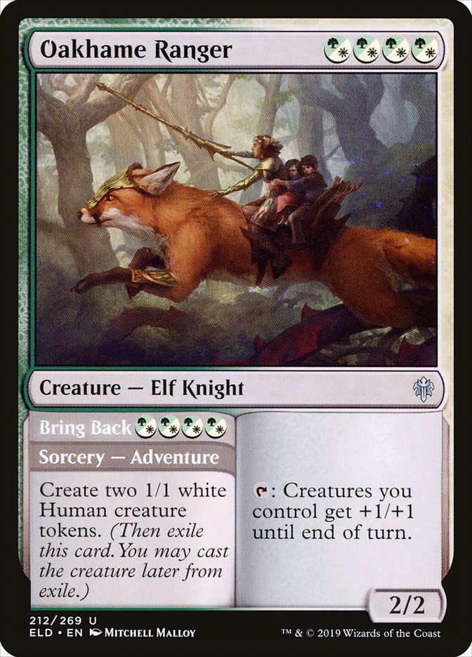 Oakhame Ranger // Bring Back [Throne of Eldraine] | Odin's Place