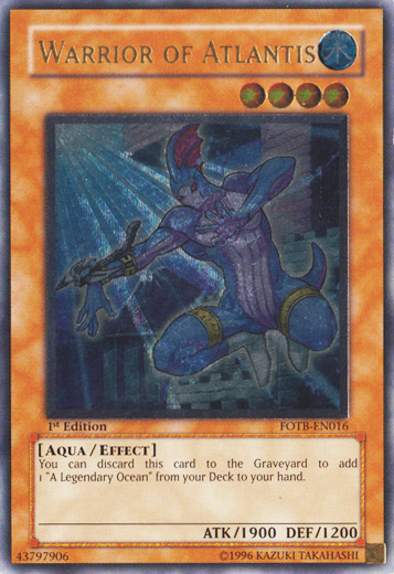 Warrior of Atlantis [FOTB-EN016] Ultimate Rare | Odin's Place