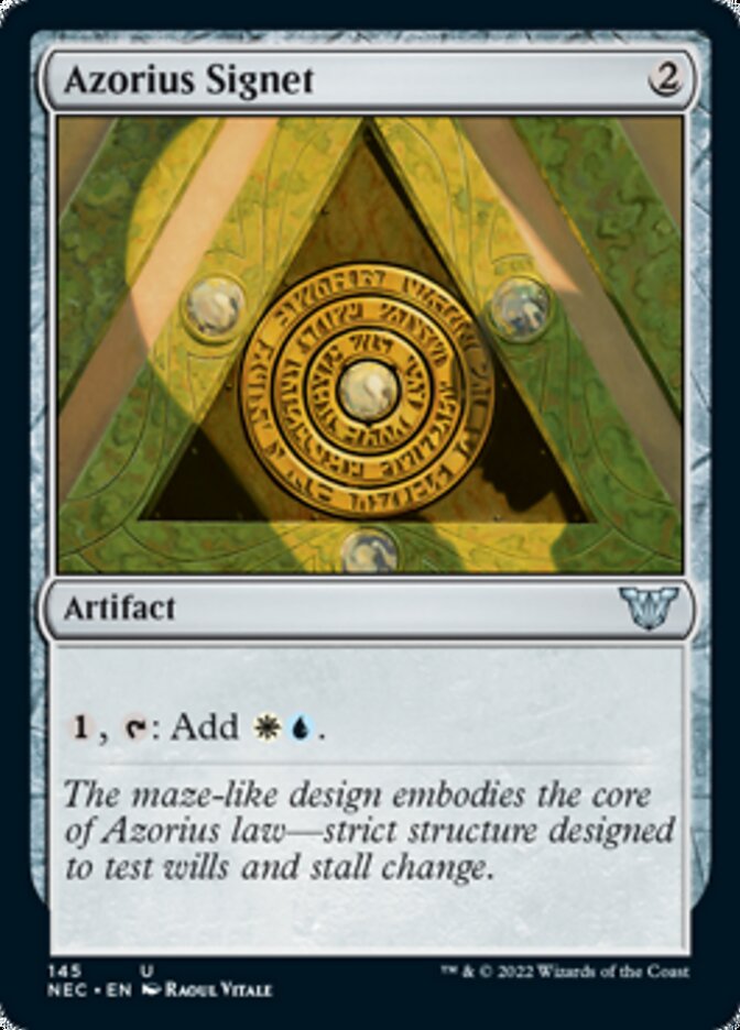 Azorius Signet [Kamigawa: Neon Dynasty Commander] | Odin's Place