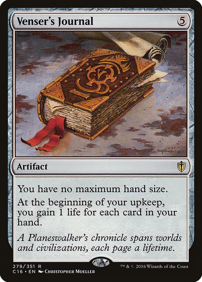 Venser's Journal (279) [Commander 2016] | Odin's Place