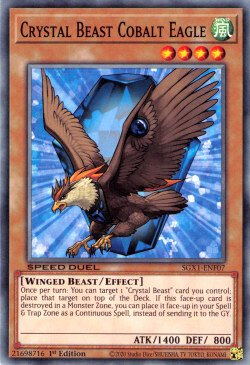 Crystal Beast Cobalt Eagle [SGX1-ENF07] Common | Odin's Place