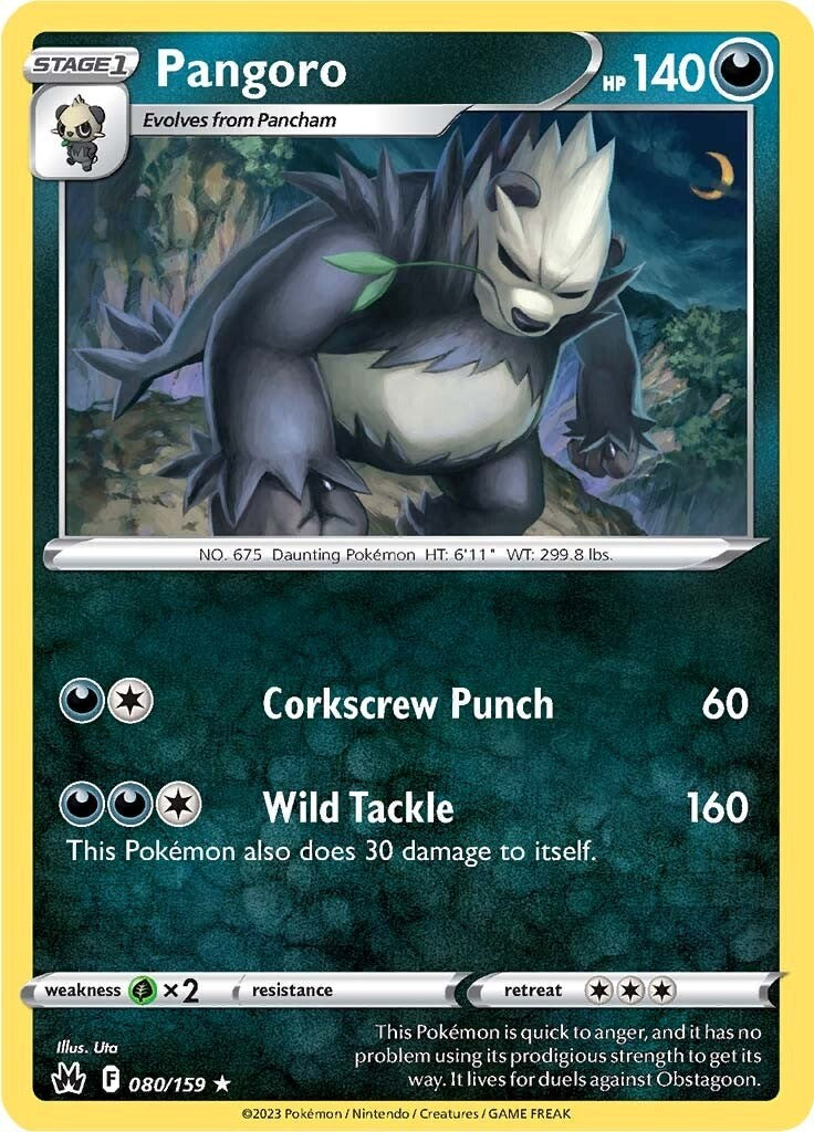 Pangoro (080/159) [Sword & Shield: Crown Zenith] | Odin's Place
