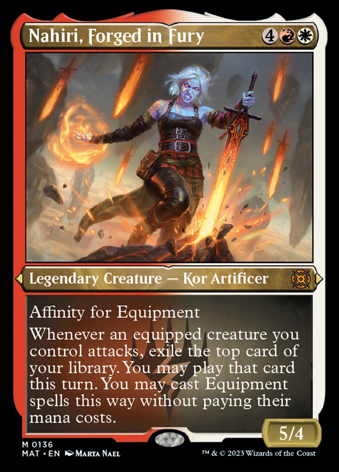 Nahiri, Forged in Fury (Foil Etched) [March of the Machine: The Aftermath] | Odin's Place