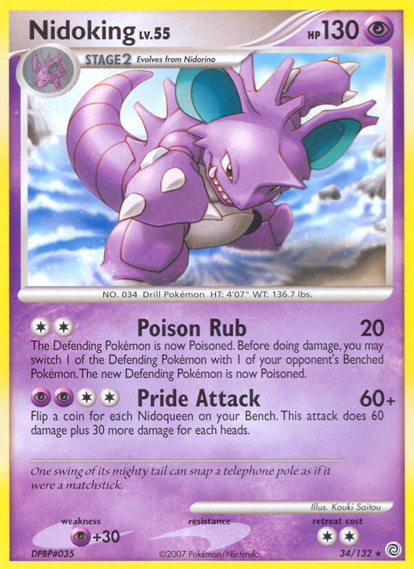 Nidoking (34/132) [Diamond & Pearl: Secret Wonders] | Odin's Place