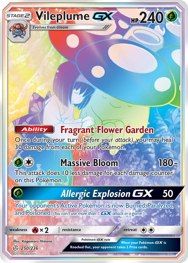 Vileplume GX (250/236) [Sun & Moon: Cosmic Eclipse] | Odin's Place