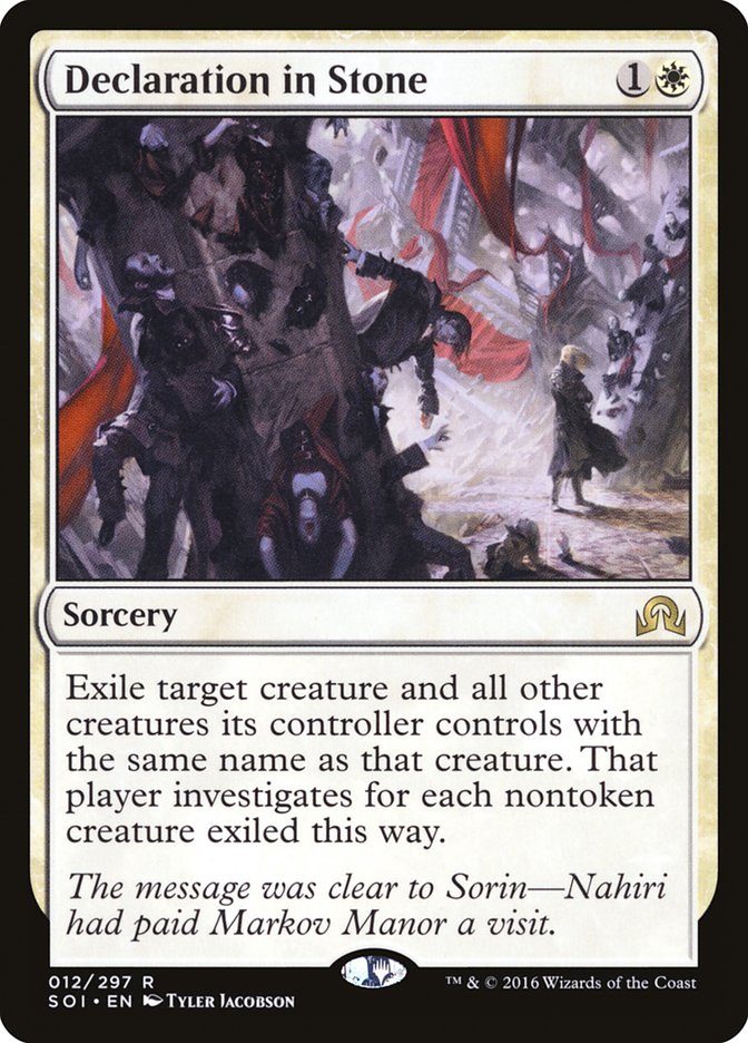 Declaration in Stone (12) [Shadows over Innistrad] | Odin's Place
