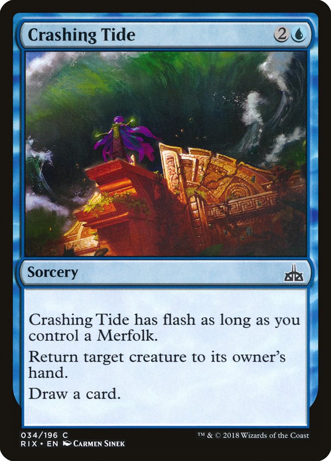 Crashing Tide (34) [Rivals of Ixalan] | Odin's Place