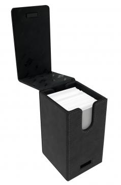 Ultra Pro Alcove Tower Deck Box Jet Black | Odin's Place