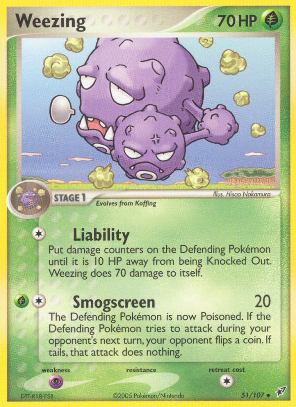 Weezing (51/107) [EX: Deoxys] | Odin's Place