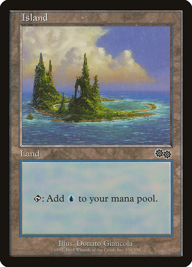 Island (338) [Urza's Saga] | Odin's Place