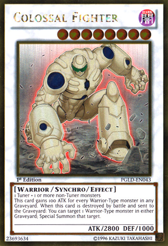 Colossal Fighter [PGLD-EN043] Gold Rare | Odin's Place