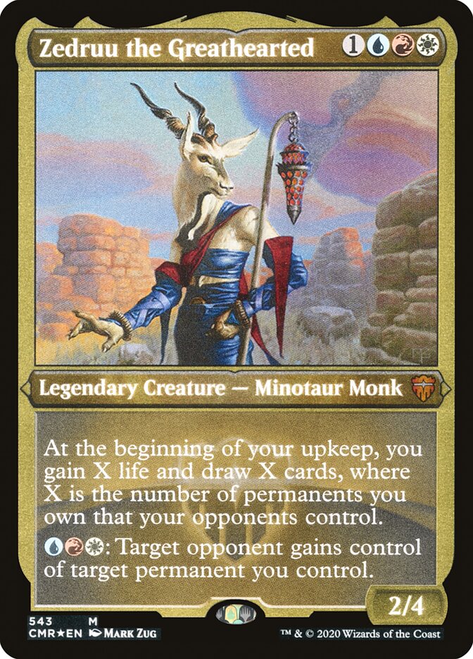 Zedruu the Greathearted (Etched) [Commander Legends] | Odin's Place