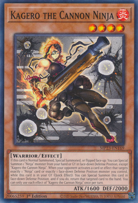 Kagero the Cannon Ninja [MP23-EN169] Common | Odin's Place