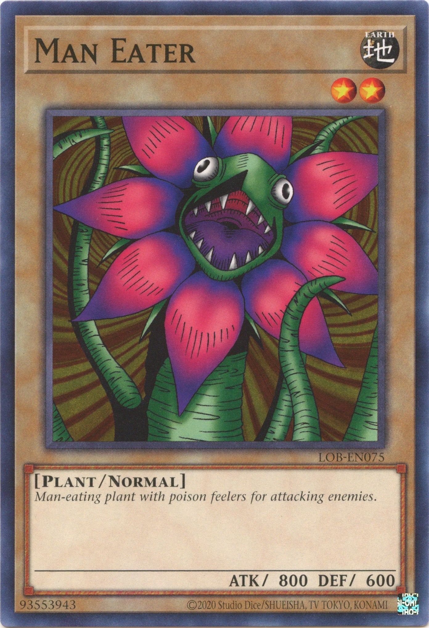 Man Eater (25th Anniversary) [LOB-EN075] Common | Odin's Place