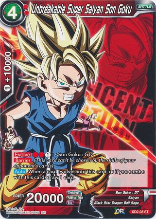 Unbreakable Super Saiyan Son Goku (SD2-03) [Magnificent Collection Fusion Hero] | Odin's Place