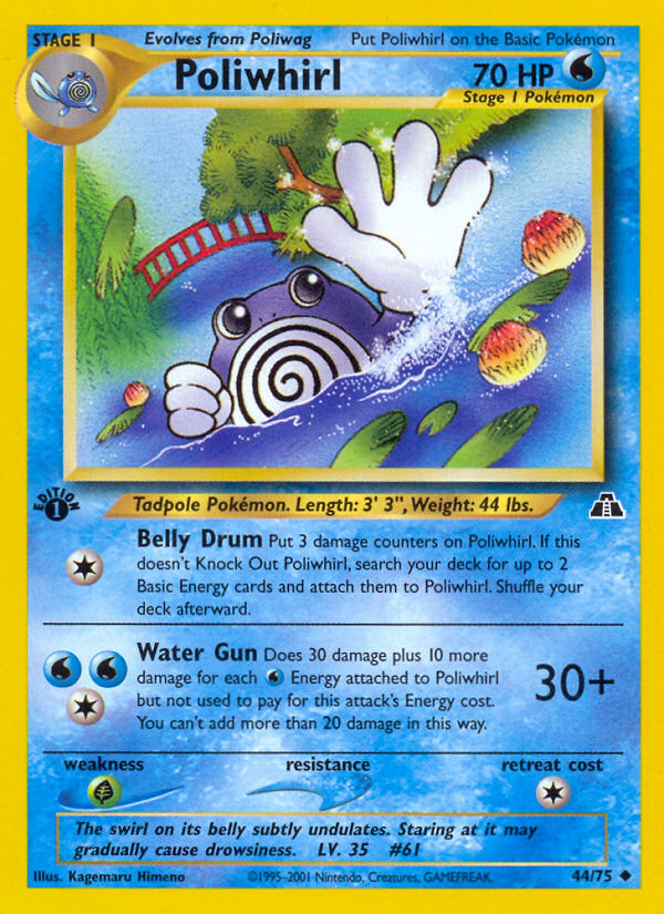 Poliwhirl (44/75) [Neo Discovery 1st Edition] | Odin's Place