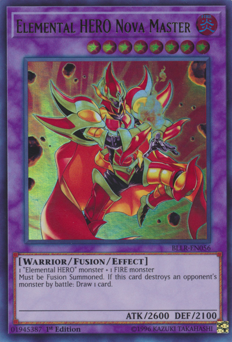 Elemental Hero Nova Master [BLLR-EN056] Ultra Rare | Odin's Place