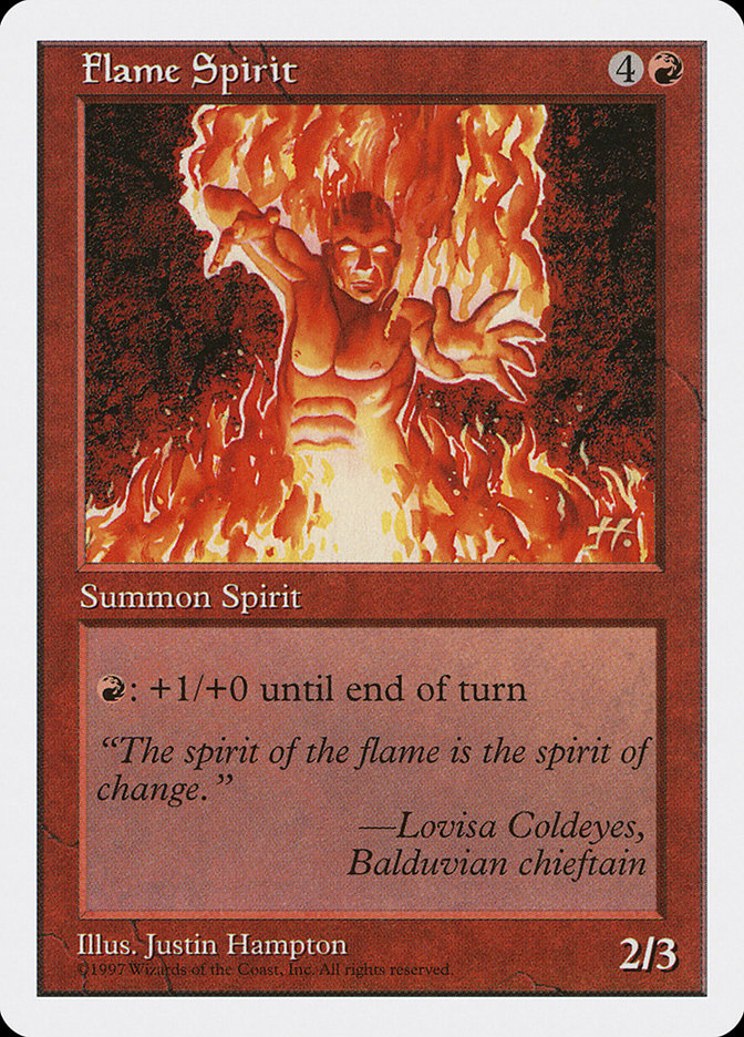 Flame Spirit (229) [Fifth Edition] | Odin's Place