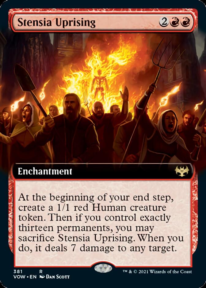 Stensia Uprising (Extended Art) [Innistrad: Crimson Vow] | Odin's Place