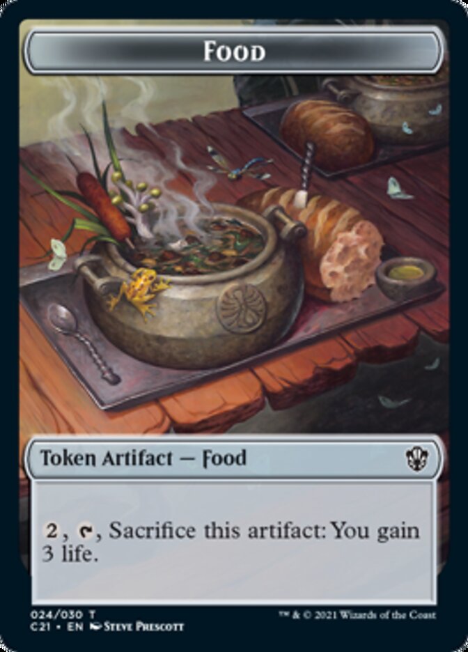 Food // Pest Double-Sided Token [Commander 2021 Tokens] | Odin's Place