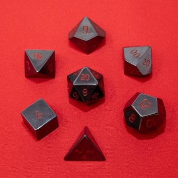 Gemstone Hematite Poly 7 Set | Odin's Place