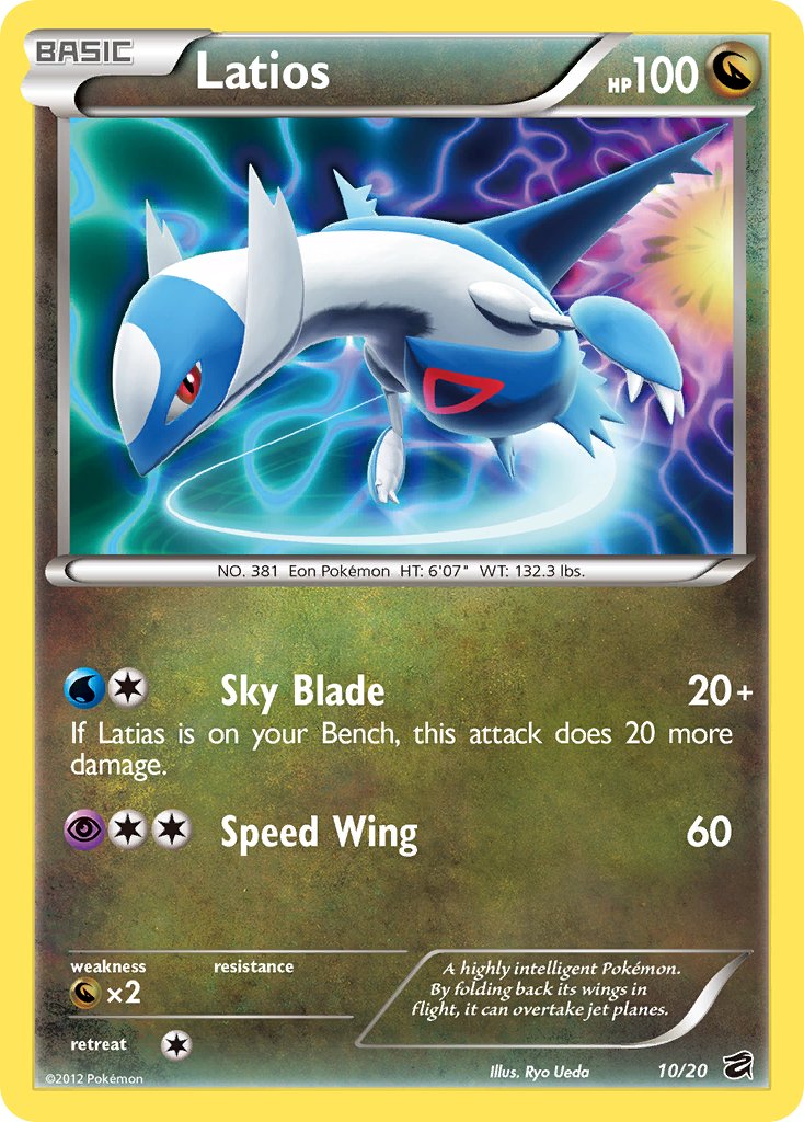 Latios (10/20) [Black & White: Dragon Vault] | Odin's Place