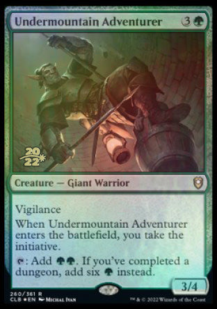 Undermountain Adventurer [Commander Legends: Battle for Baldur's Gate Prerelease Promos] | Odin's Place