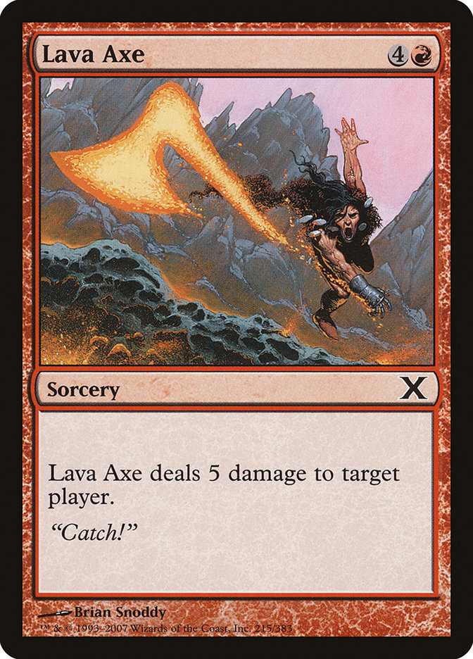 Lava Axe (215) [Tenth Edition] | Odin's Place