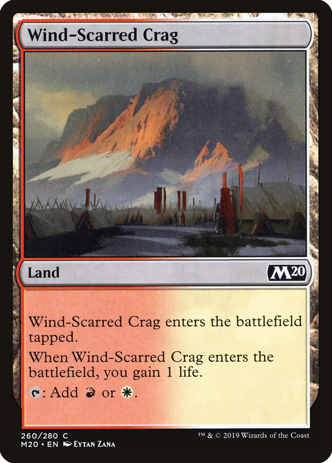 Wind-Scarred Crag [Core Set 2020] | Odin's Place