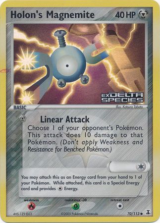 Holon's Magnemite (70/113) (Stamped) [EX: Delta Species] | Odin's Place
