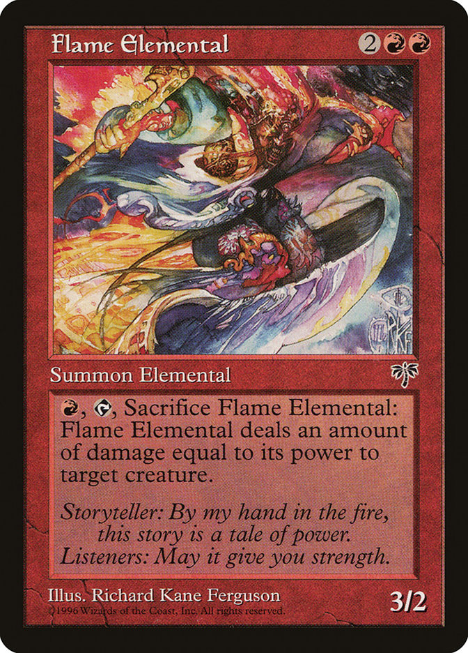Flame Elemental (175) [Mirage] | Odin's Place