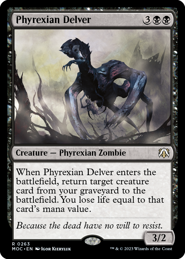 Phyrexian Delver [March of the Machine Commander] | Odin's Place