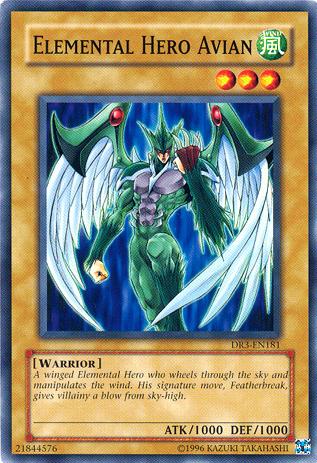 Elemental Hero Avian [DR3-EN181] Common | Odin's Place