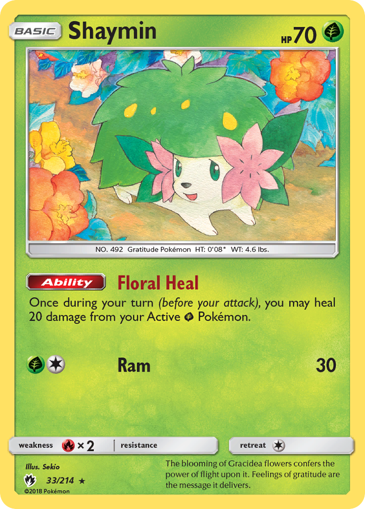 Shaymin (33/214) [Sun & Moon: Lost Thunder] | Odin's Place