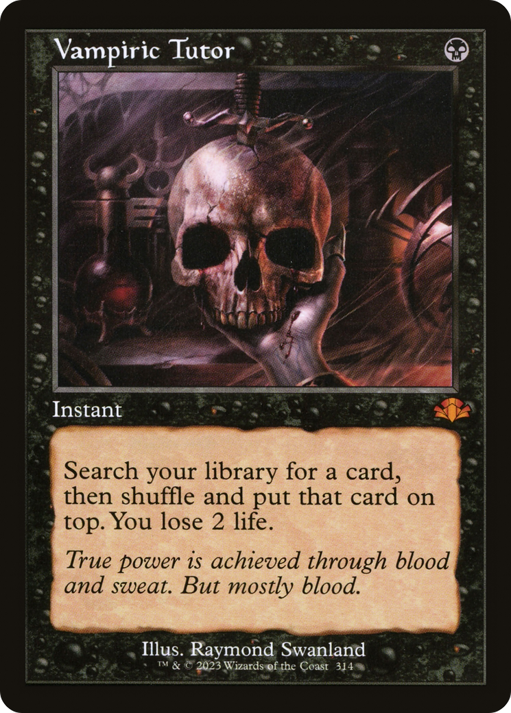 Vampiric Tutor (Retro) [Dominaria Remastered] | Odin's Place