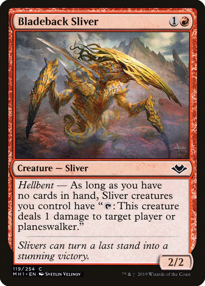 Bladeback Sliver (119) [Modern Horizons] | Odin's Place
