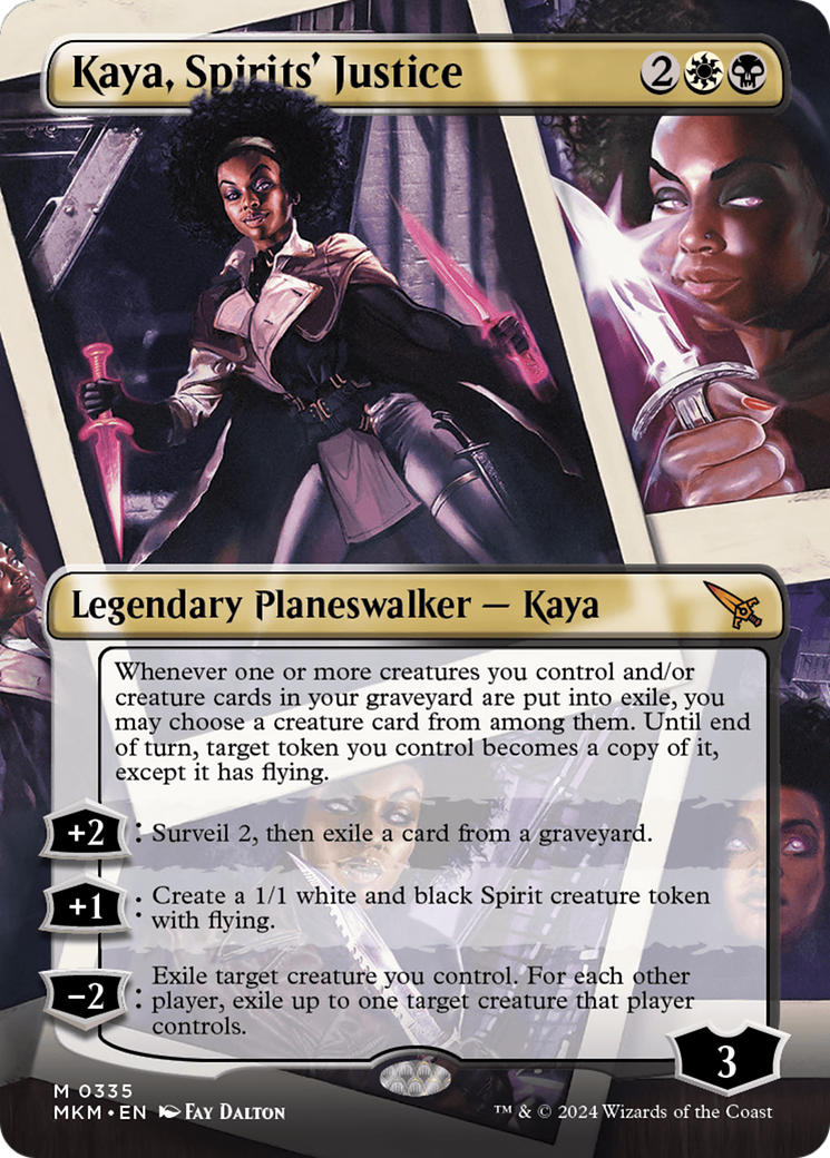 Kaya, Spirits' Justice (Borderless) [Murders at Karlov Manor] | Odin's Place