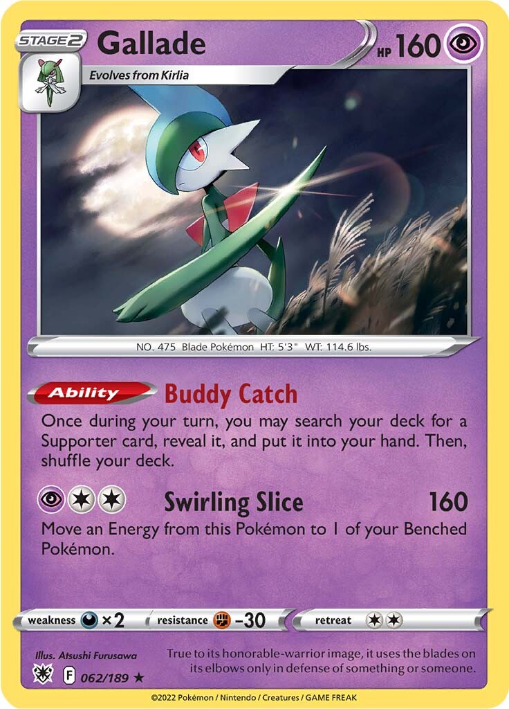 Gallade (062/189) [Sword & Shield: Astral Radiance] | Odin's Place