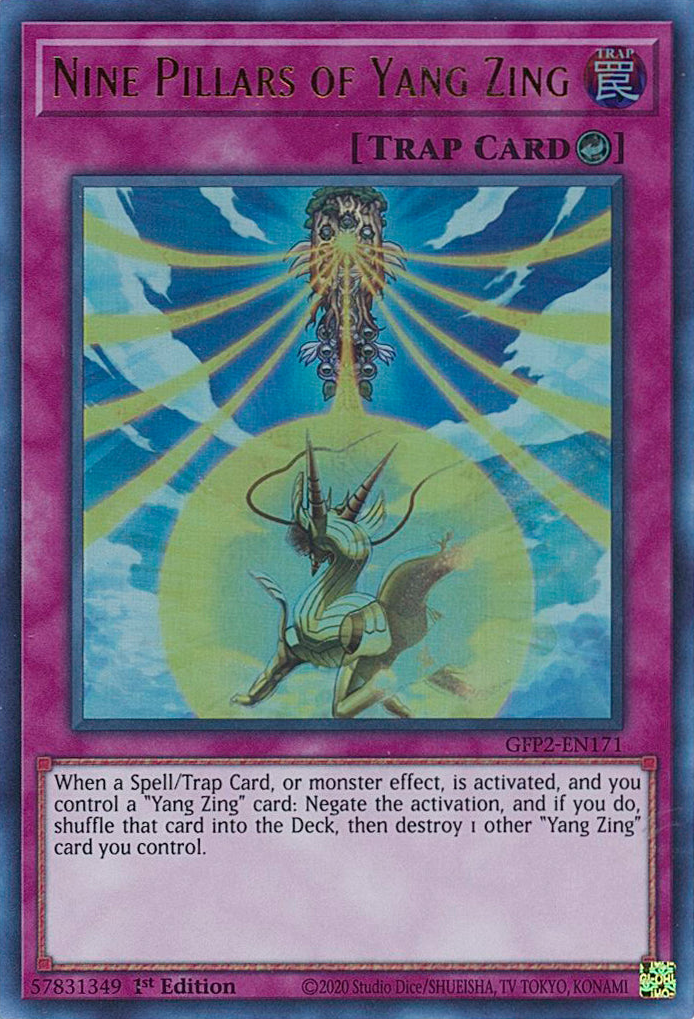 Nine Pillars of Yang Zing [GFP2-EN171] Ultra Rare | Odin's Place