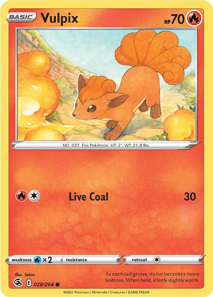 Vulpix (028/264) [Sword & Shield: Fusion Strike] | Odin's Place