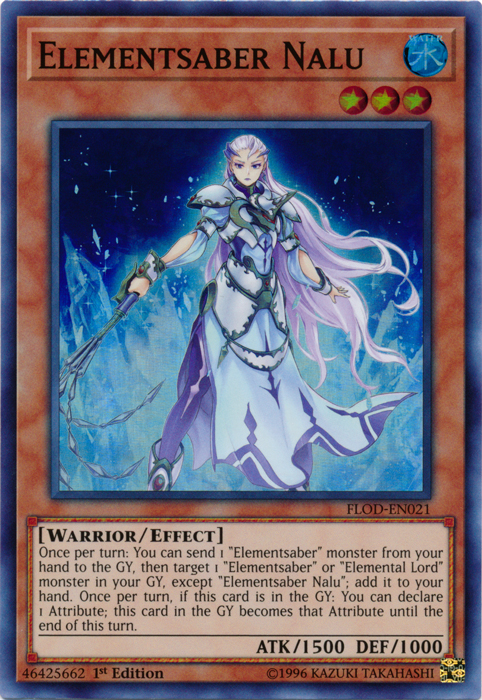 Elementsaber Nalu [FLOD-EN021] Super Rare | Odin's Place