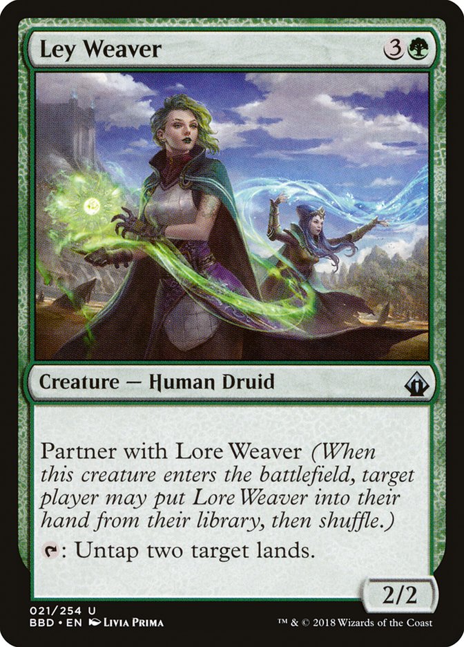 Ley Weaver (21) [Battlebond] | Odin's Place