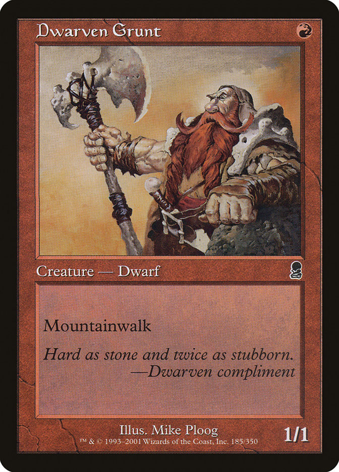 Dwarven Grunt (185) [Odyssey] | Odin's Place