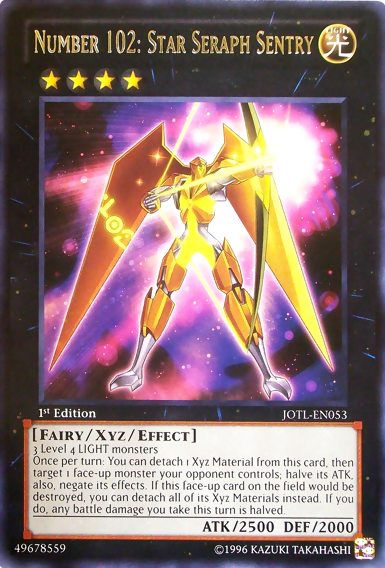 Number 102: Star Seraph Sentry [JOTL-EN053] Rare | Odin's Place