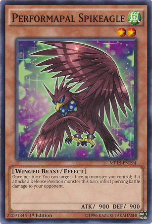 Performapal Spikeagle [MP15-EN194] Common | Odin's Place