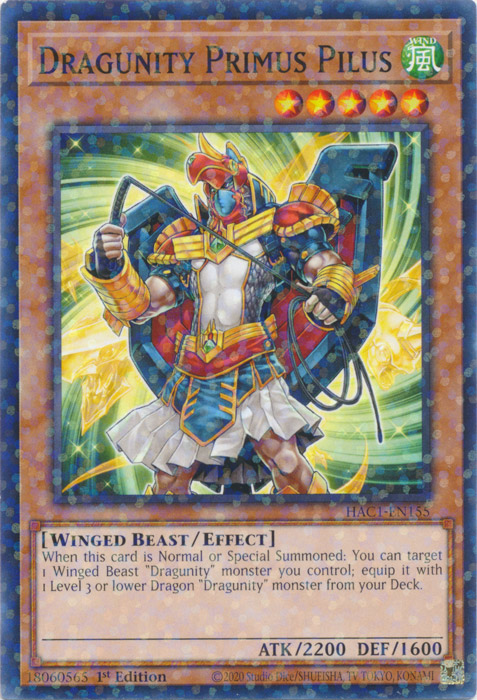 Dragunity Primus Pilus (Duel Terminal) [HAC1-EN155] Common | Odin's Place