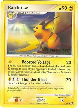 Raichu (27/99) (Prerelease Promo) [Nintendo: Black Star Promos] | Odin's Place
