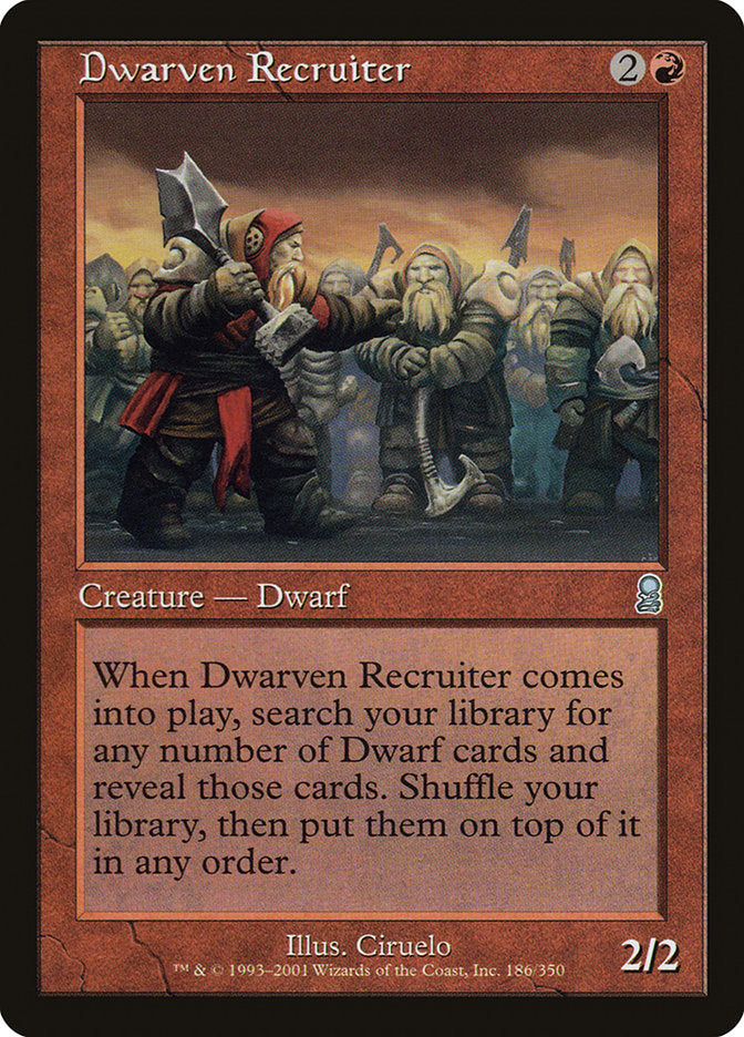Dwarven Recruiter (186) [Odyssey] | Odin's Place